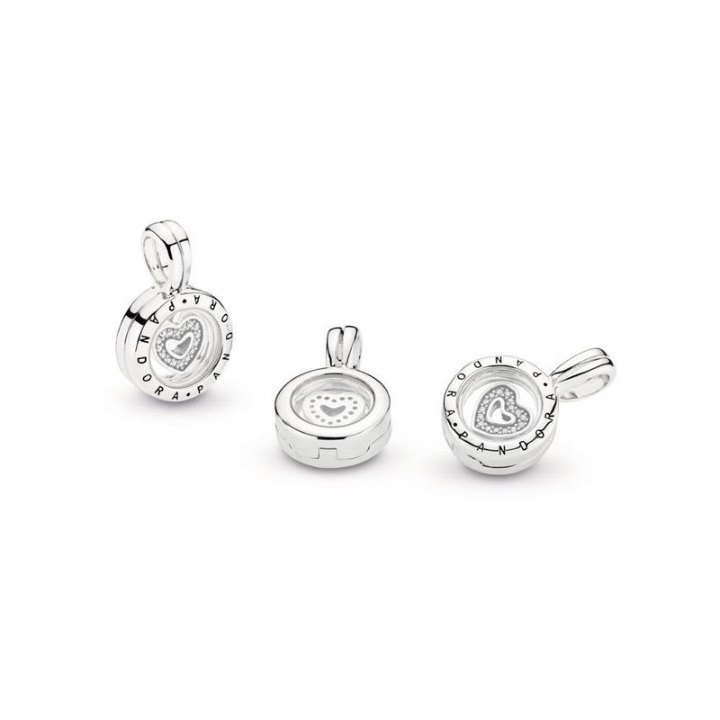 Pandora Floating Locket Charm Silver Egypt WI1583096